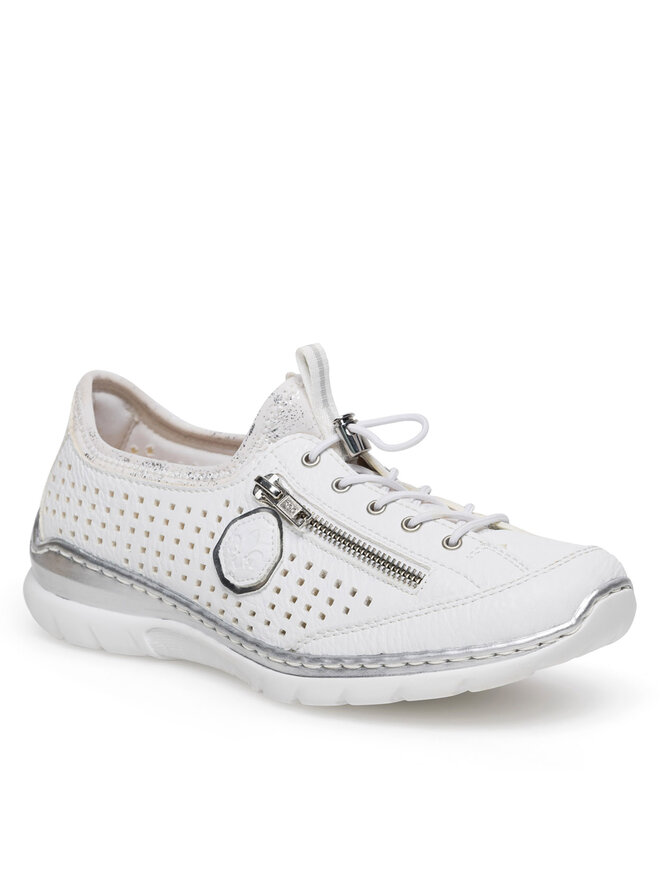 Rieker Sneakers Rieker L3296-82 Alb