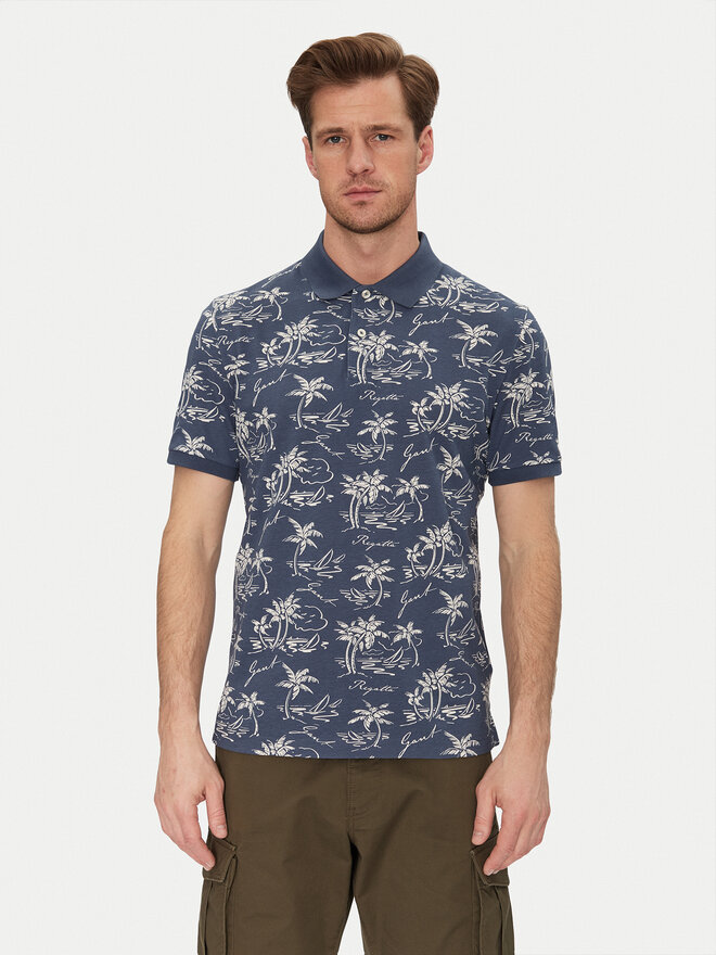 Gant Gant Pólóing 2014058 Sötétkék Regular Fit