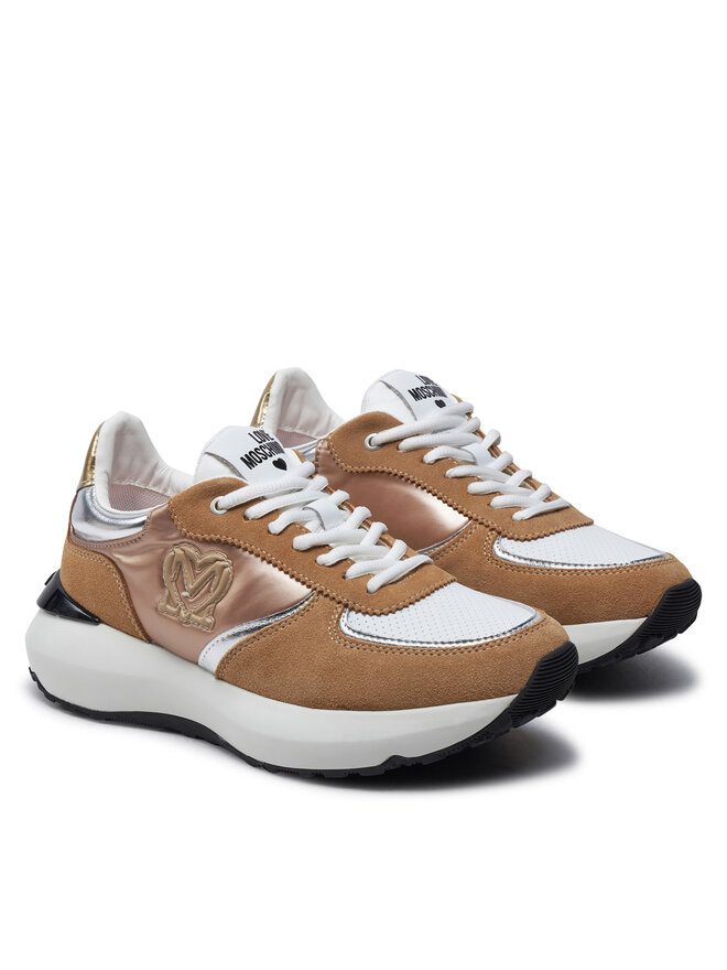 LOVE MOSCHINO Sportcipők LOVE MOSCHINO JA15455G0LIN210A Barna