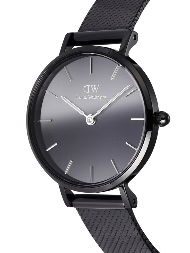Daniel Wellington Pulkstenis Daniel Wellington Petite Reflection 28 DW00100798 Melns