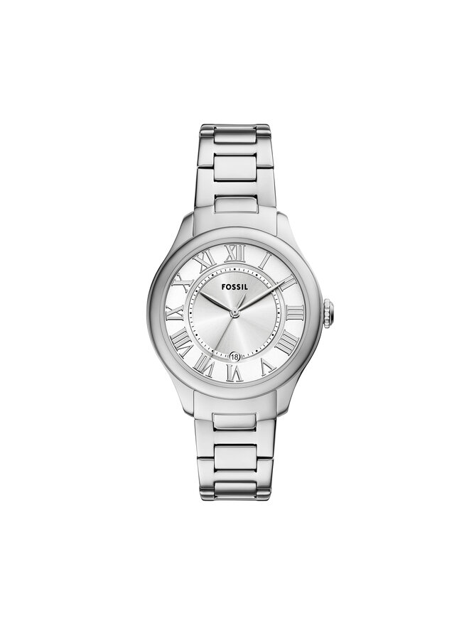 Fossil Ročna ura Fossil Gilmore ES5393 Srebrna