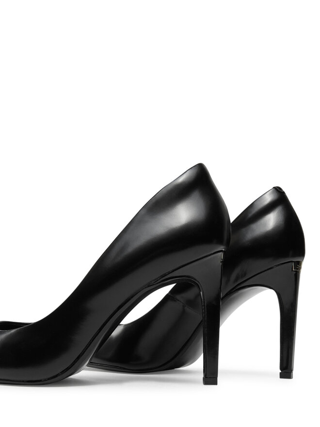 Calvin Klein Pantofi cu toc subțire Calvin Klein Heel Pump 90 - Brush L HW0HW02263 Negru