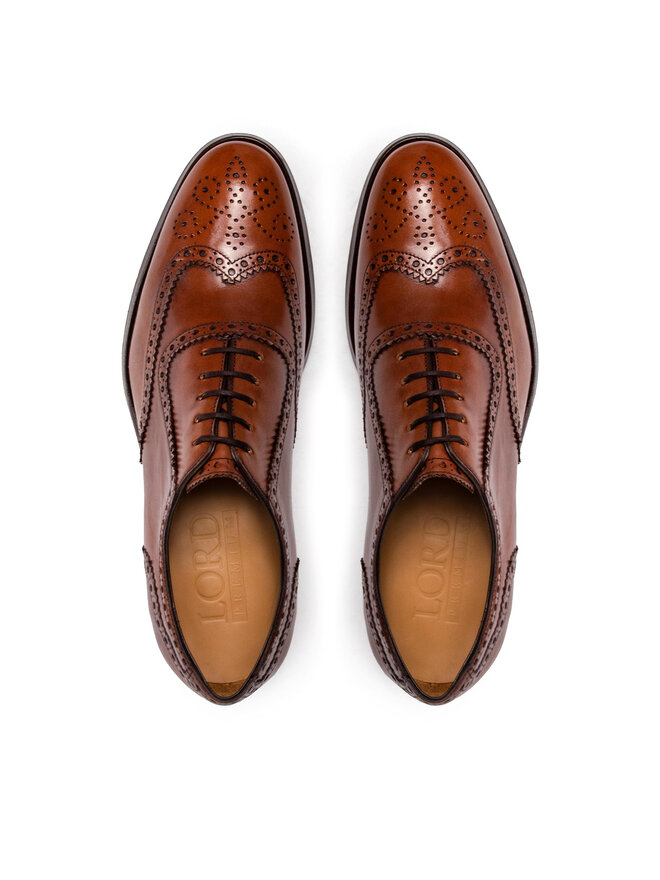 Lord Premium Półbuty Lord Premium Brogues 5501 Brązowy