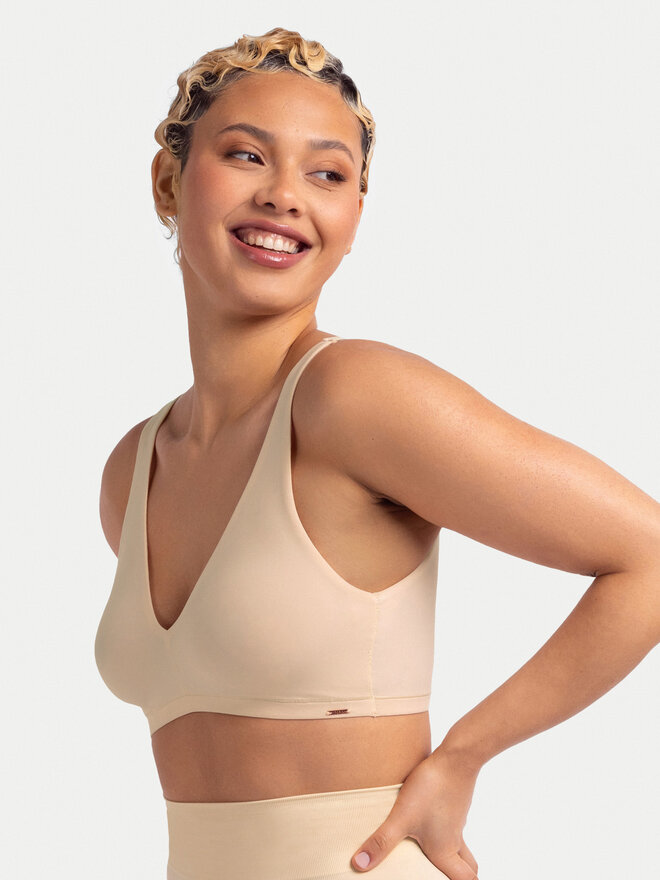 Dorina Dorina Bralette melltartó Essensual FXBR0052MI116 Bézs