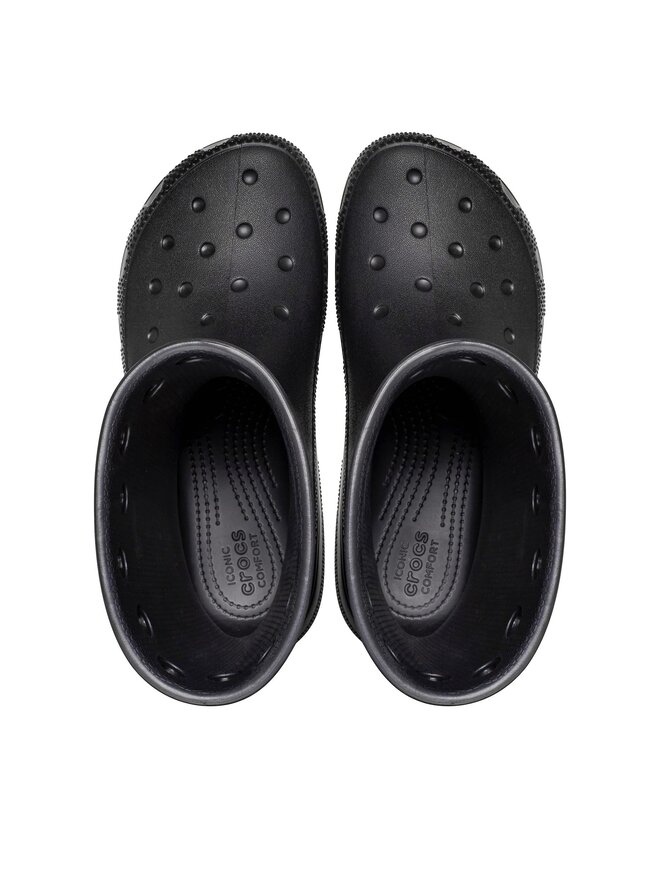 Crocs Гумові чоботи Crocs Classic Rain Boot 208363 Чорний