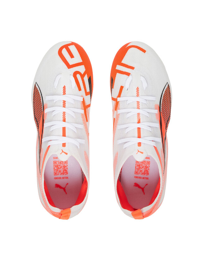 Puma Ποδοσφαιρικά Παπούτσια Puma Ultra 5 Pro Fg/Ag Jr 108165 01 Λευκό