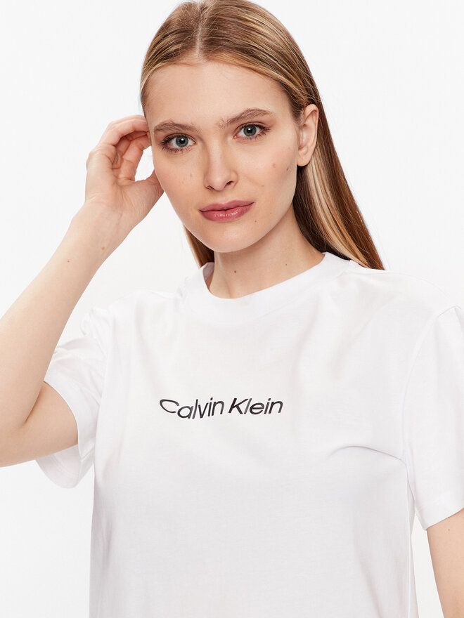 Calvin Klein Calvin Klein Camiseta Hero Logo K20K205448 Blanco Regular Fit