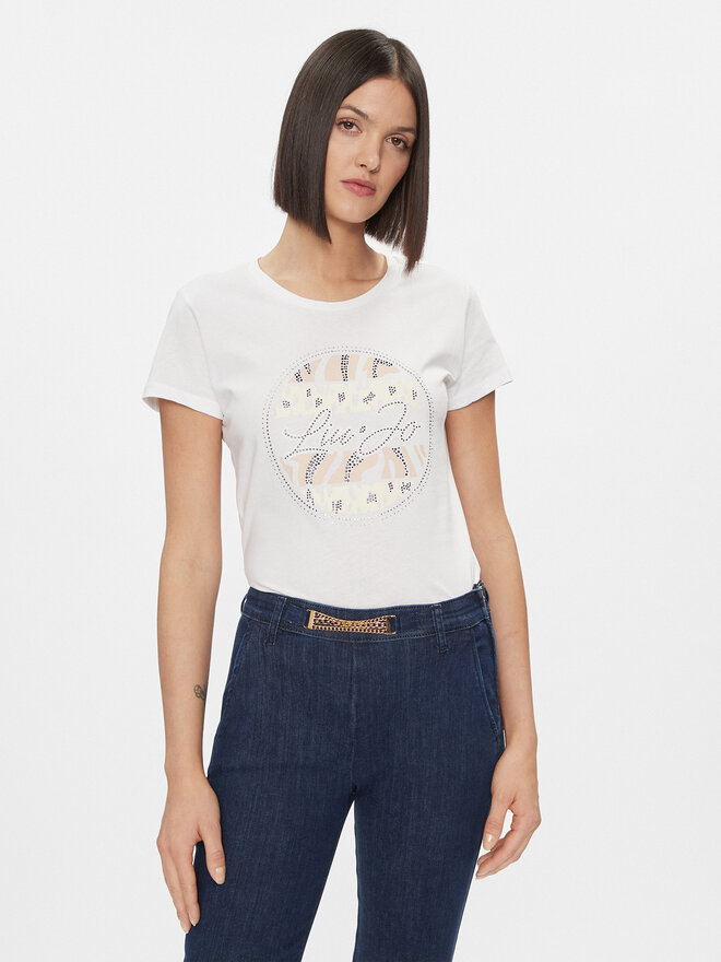 Liu Jo Liu Jo T-Shirt WA4108 JS923 Weiß Regular Fit