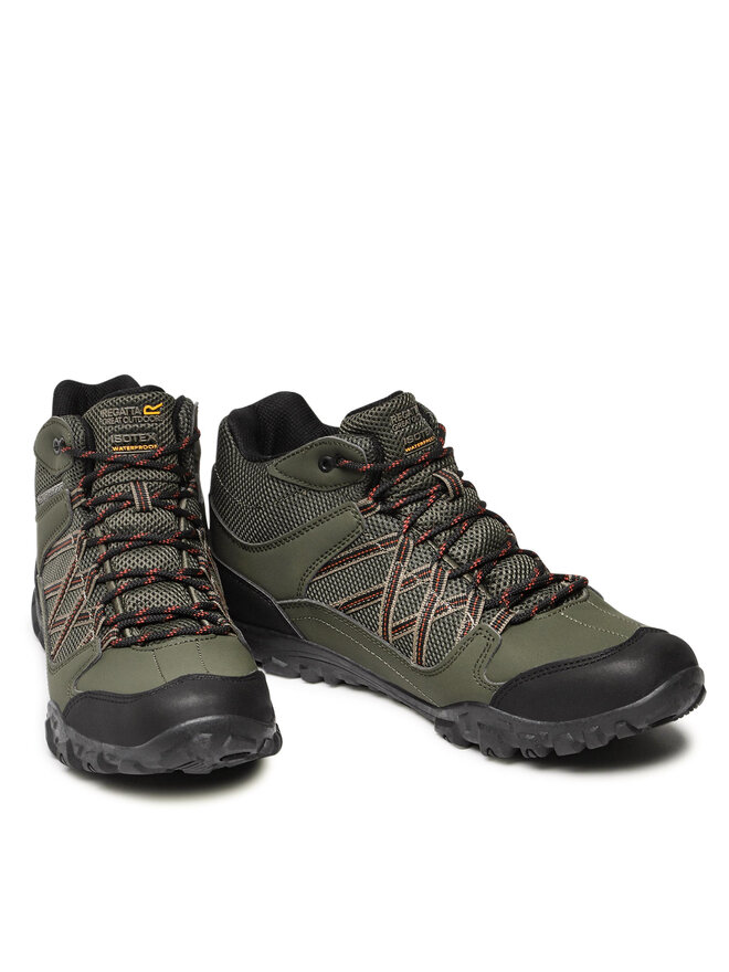 Regatta Trekkingschuhe Regatta Edgepoint Mid Wp RMF622 Grün