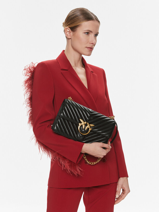PINKO Soma Pinko Love One Classic Dc. PE 23 PLTT 100941 A0GK Melns