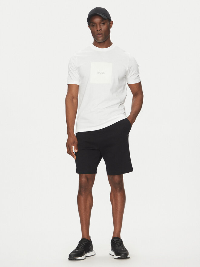 BOSS BOSS T-Shirt Logo 50538096 Weiß Regular Fit