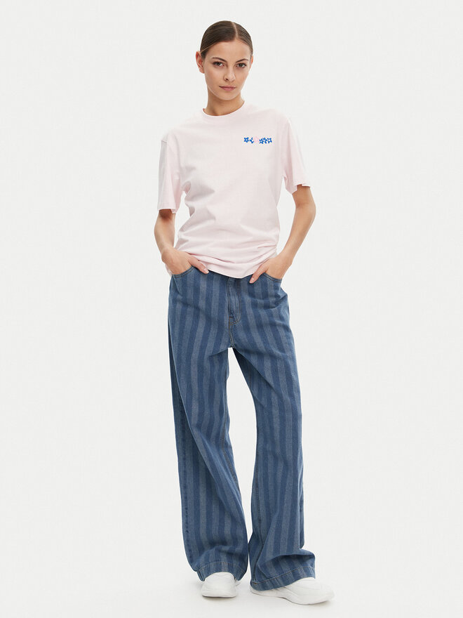 HUGO HUGO Футболка Vintage Tee 50537239 Світло-рожевий Relaxed Fit