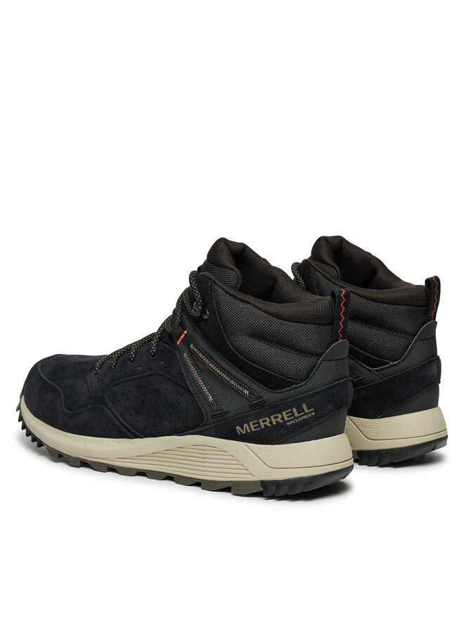 Merrell Schnürstiefeletten Merrell Wildwood Mid Ltr Wp J068027 Schwarz
