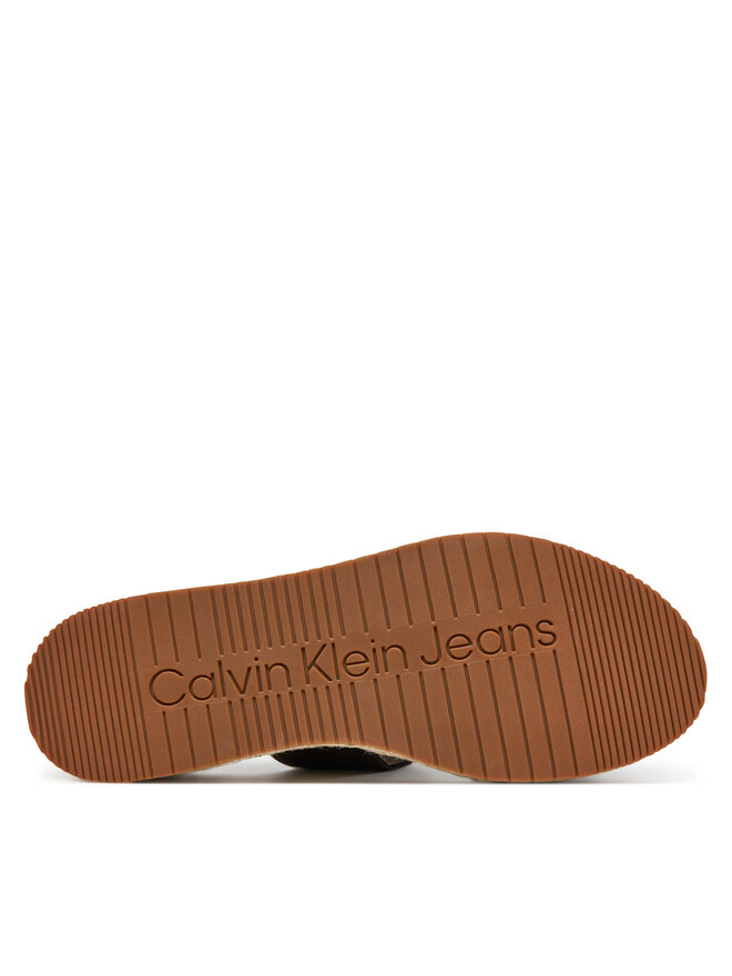 Calvin Klein Jeans Espadrilles Calvin Klein Jeans Sporty Rope Mg Lth Webbing YW0YW01704 Braun