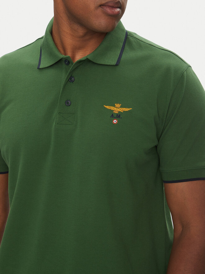 Aeronautica Militare Aeronautica Militare Poloshirt 251PO1308P82 Grün Regular Fit