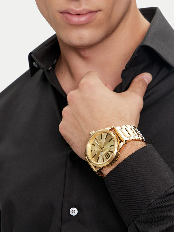 Diesel Ρολόι Diesel Rasp DZ1761 Χρυσό