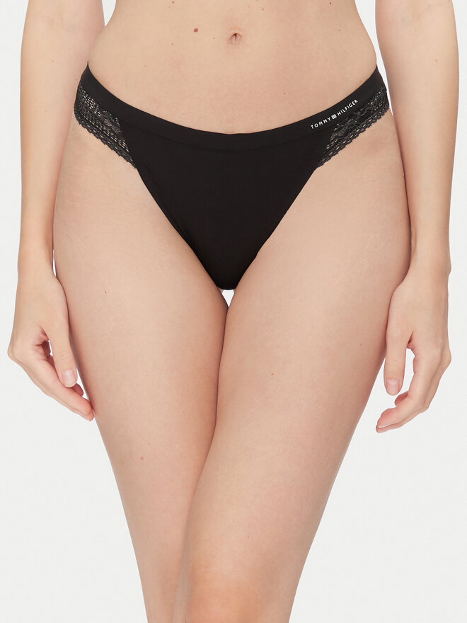 Tommy Hilfiger Tommy Hilfiger Στρίνγκ UW0UW02473 Μαύρο