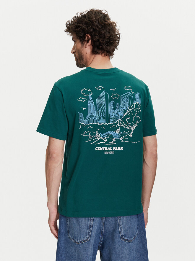 Gap Gap Camiseta 768925-02 Verde Regular Fit