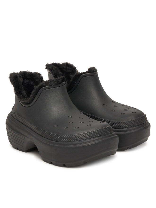 Crocs Апрески Crocs Stomp Lined Shorty Boot 210673 Черен