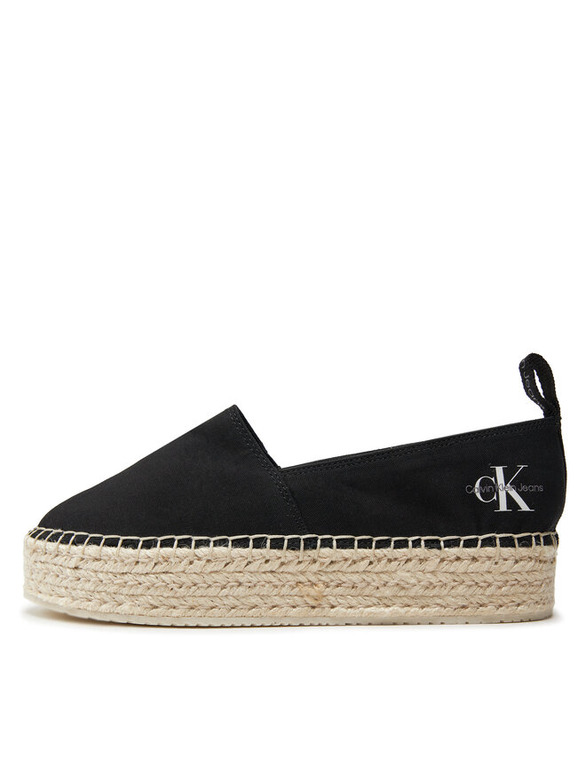 Calvin Klein Jeans Espadrillas Calvin Klein Jeans Platform Espadrille Ml Btw YW0YW01378 Nero