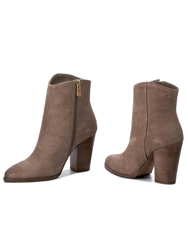 Tommy Hilfiger Botine Tommy Hilfiger Lopez HG 4B FW0FW01965 Bej