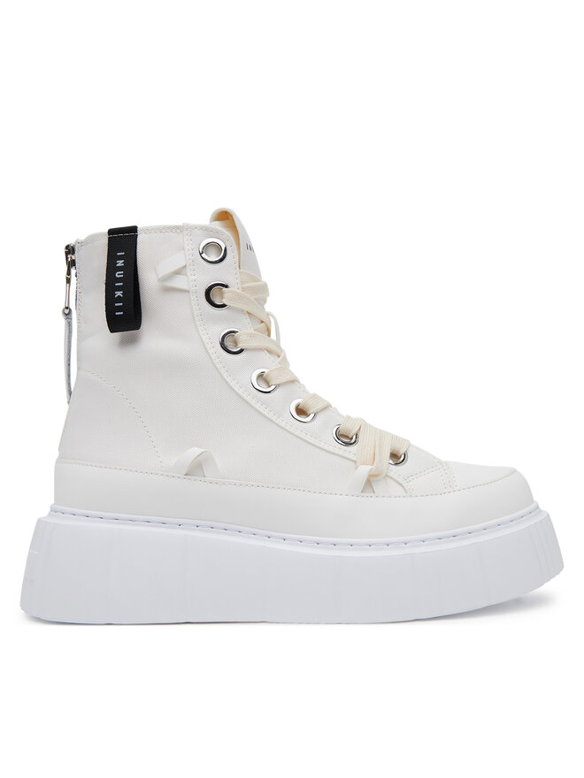 Inuikii Plátenky Inuikii Matilda Canvas High 30103-025 Biela