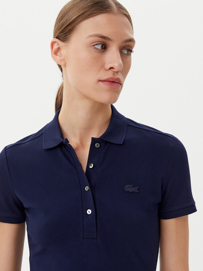 Lacoste Lacoste Pólóing PF5462 Sötétkék Slim Fit