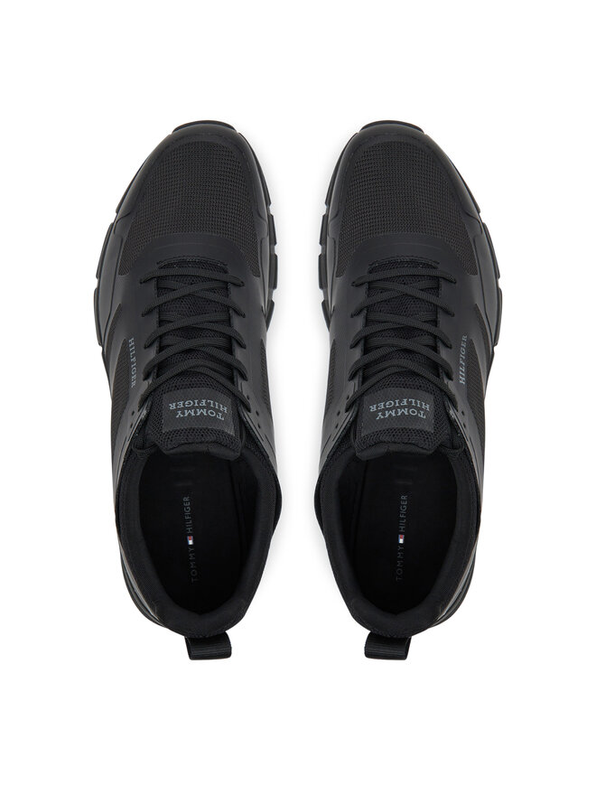 Tommy Hilfiger Zapatillas Tommy Hilfiger Modern Comfort Run Mix FM0FM05471 Negro