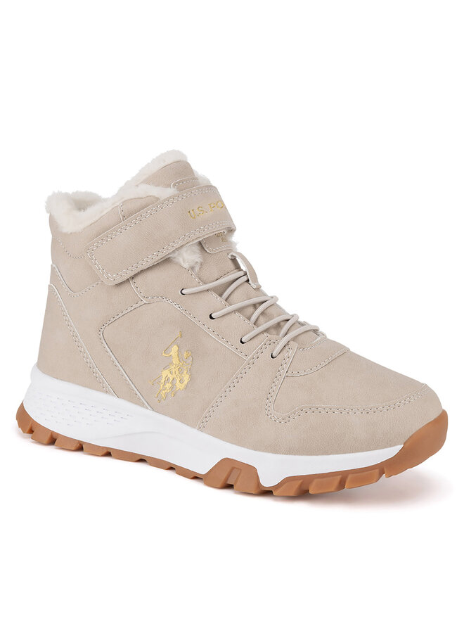 U.S. Polo Assn. Μποτίνια U.S. Polo Assn. MELITA001K/DY1 Μπεζ
