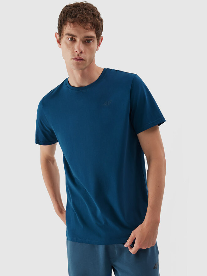 4F 4F Футболка 4FAW23TTSHM0876 Голубий Regular Fit