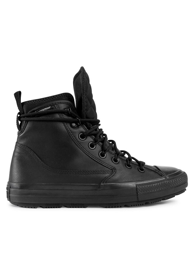 Black on black converse high tops on sale