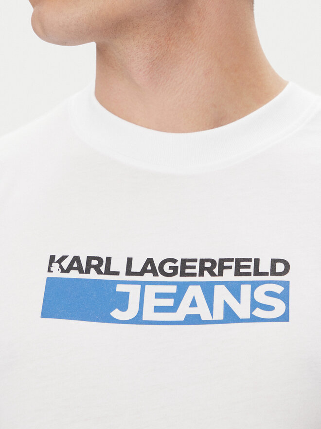 Karl Lagerfeld Jeans Karl Lagerfeld Jeans Camiseta A2M17074 Blanco Regular Fit