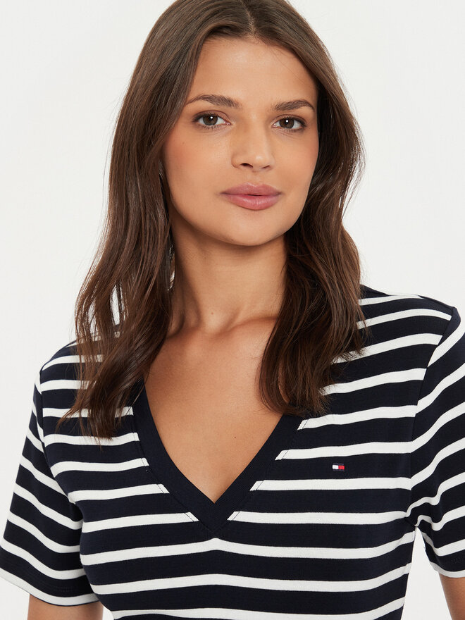 Tommy Hilfiger Tommy Hilfiger Póló New Cody WW0WW40584 Sötétkék Slim Fit