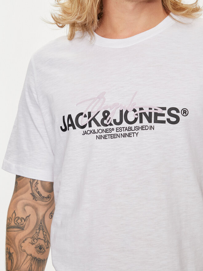 Jack&Jones Jack&Jones Marškinėliai Joraruba 12255452 Balta Standard Fit
