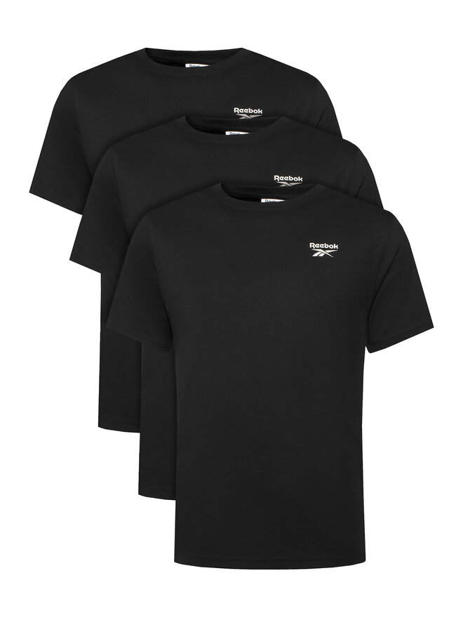 Reebok Reebok T-Shirt-Set Wendell RK25190CCM Schwarz Regular Fit