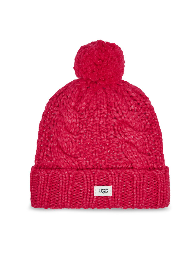 Ugg Σετ σκούφος και γάντια Ugg K Infant Knit Set 22726 Ροζ