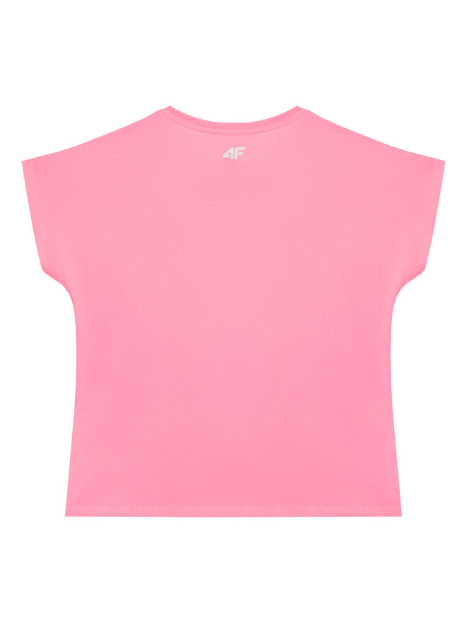 4F 4F Футболка 4FJSS23TTSHF398 Рожевий Regular Fit