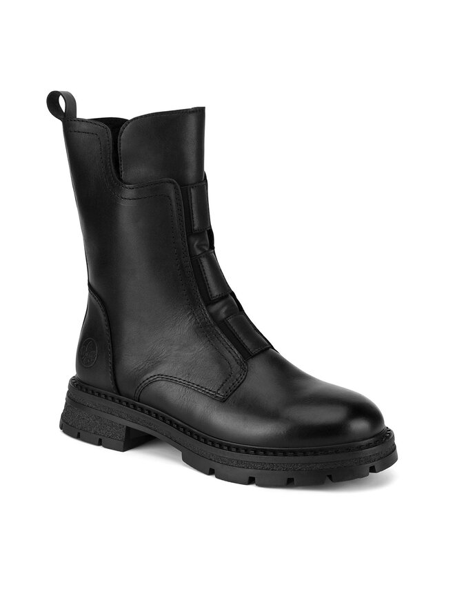 Rieker Škornji Rieker Z9852-00 Črna