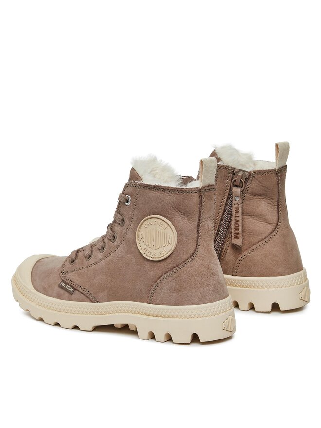 Palladium Schnürstiefeletten Palladium Pampa Hi Zip Wl 95982-212-M Braun