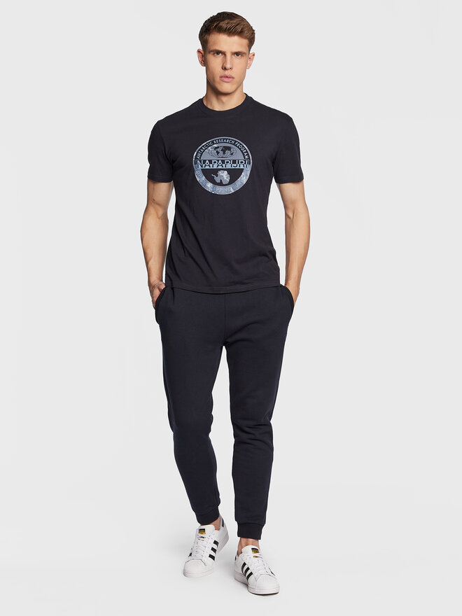 Napapijri Napapijri T-Shirt S-Bollo NP0A4H9K Dunkelblau Regular Fit