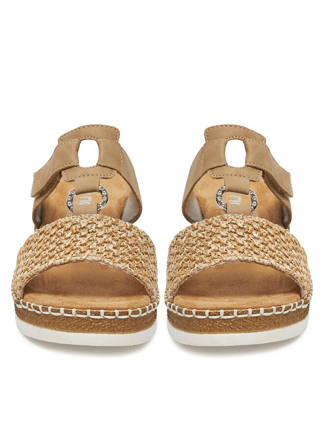 Rieker Pantoletten Rieker V1243-60 Beige