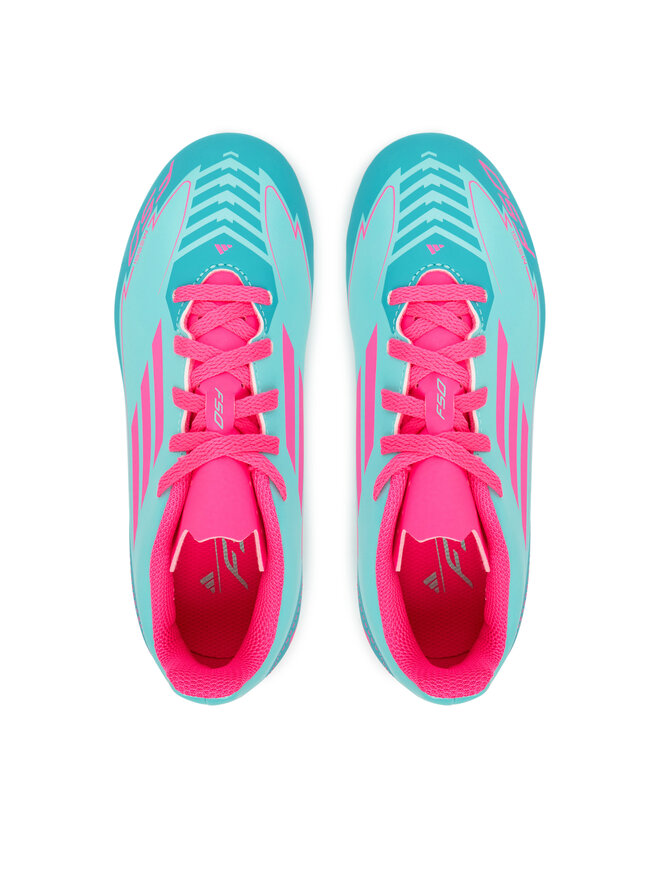 adidas Fußballschuhe adidas F50 Club Messi Firm/Multi-Ground IH0932 Türkisfarben
