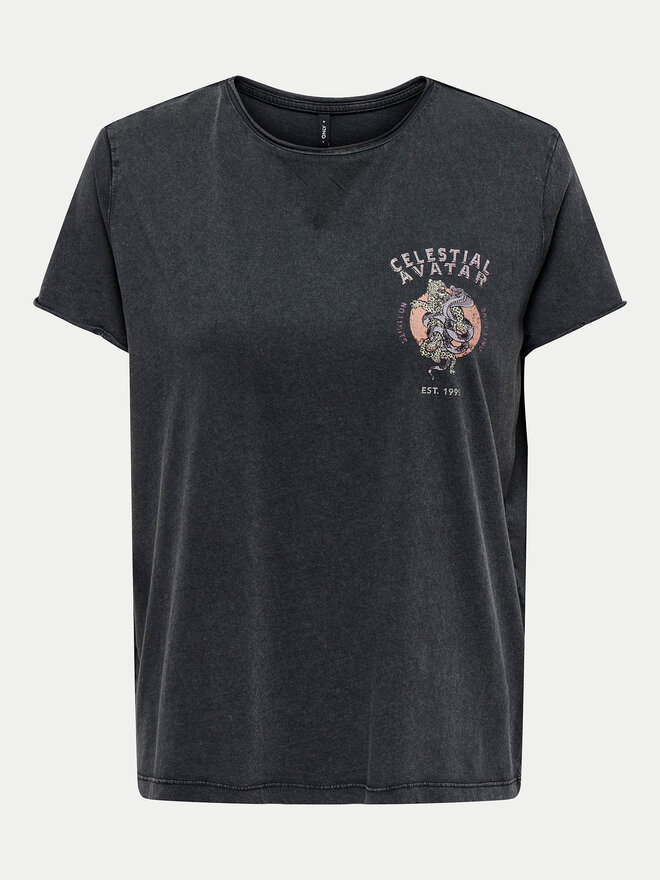 ONLY ONLY Camiseta Lucy 15336965 Gris Regular Fit