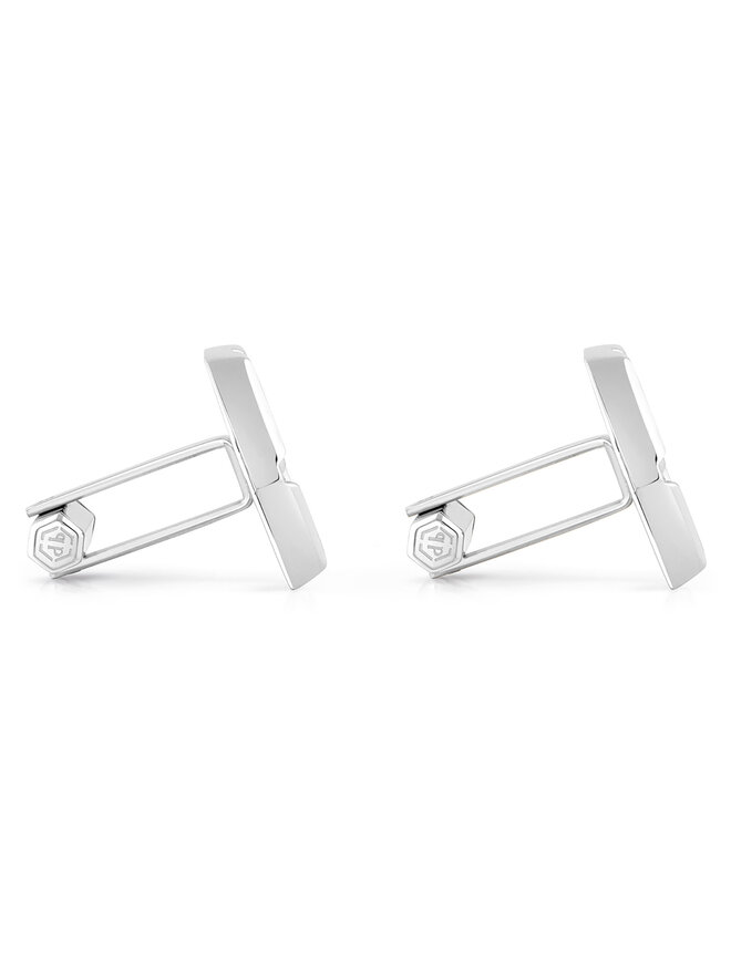 PHILIPP PLEIN Spinki do mankietów PHILIPP PLEIN Plein Icon PJ9AA10CU Srebrny