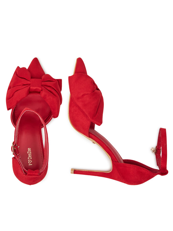 DeeZee Szpilki DeeZee HT6176-57 Czerwony