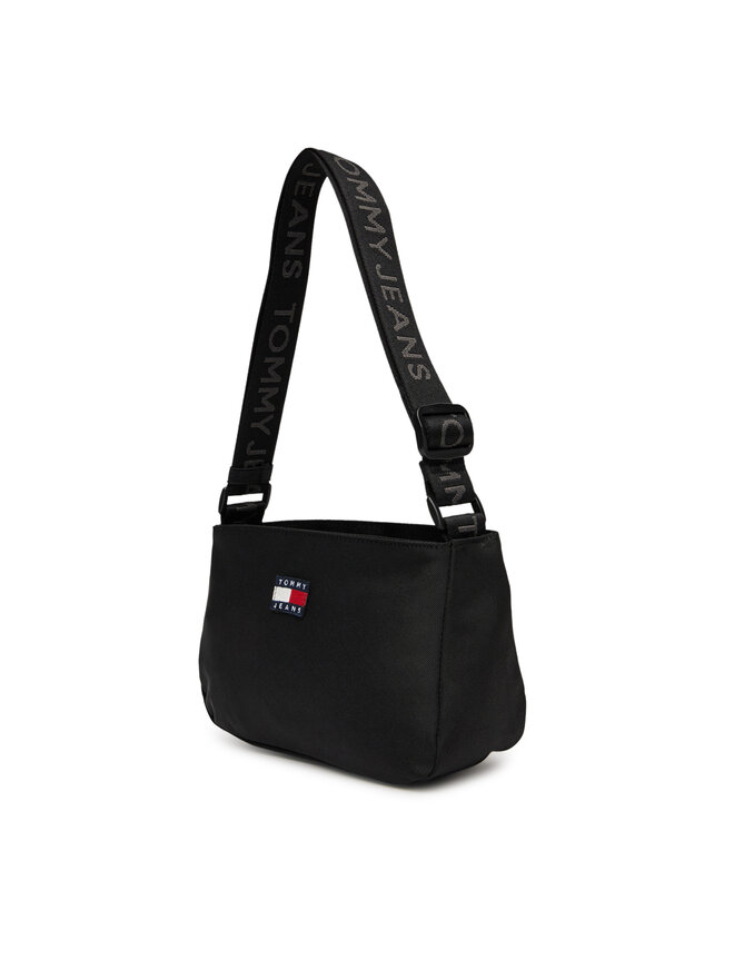 Tommy Jeans Handtasche Tommy Jeans Tjw Daily Shoulder Bag AW0AW17544 Schwarz