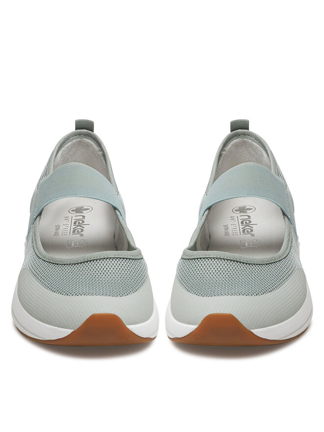 Rieker Sneakersy Rieker N8551-52 Zelená