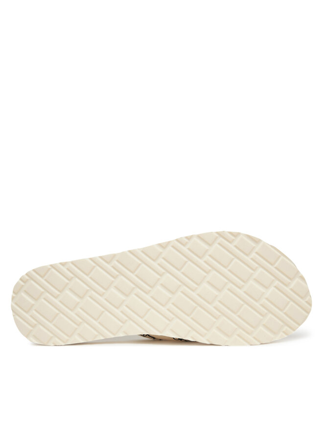 Tommy Hilfiger Flip flop Tommy Hilfiger Th Chain Print Elevated Sandal FW0FW08519 Alb