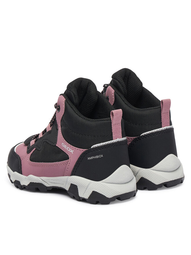 Geox Schnürschuhe Geox J Magnetar G. B Abx J464LB 050FU C9321 M Dunkelrosa
