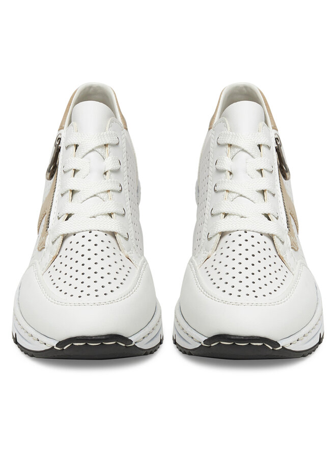Rieker Sneakersy Rieker N6304-80 Biały